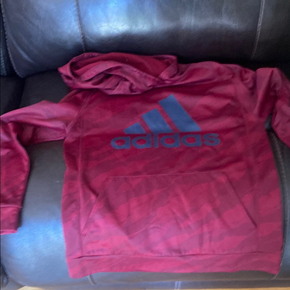 Adidas maroon  Hoodie men’s small (missing tag)